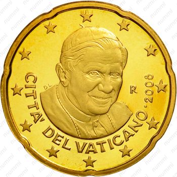 20 евроцентов 2008-2013 [Ватикан] - Аверс