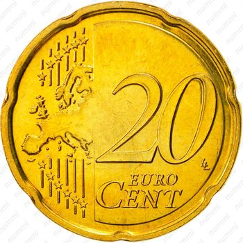 20 евроцентов 2008-2019 [Мальта] - Реверс