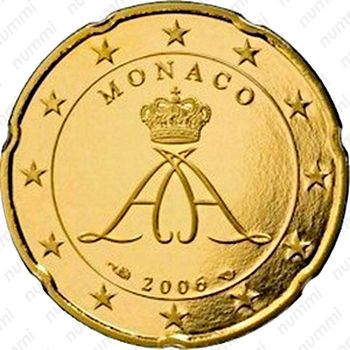 20 евроцентов 2009-2017 [Монако] - Аверс