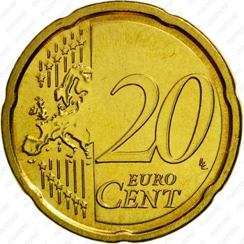 20 евроцентов 2014-2016 [Ватикан] - Реверс