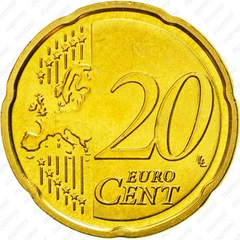 20 евроцентов 2014-2019 [Латвия] - Реверс