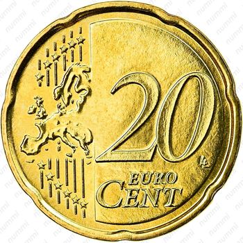 20 евроцентов 2014-2019 [Нидерланды] - Реверс