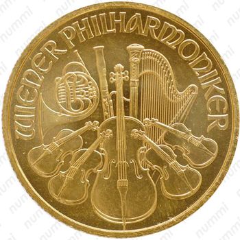 25 евро 2002-2019, Венская филармония [Австрия] - Аверс