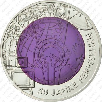 25 евро 2005, Серебро/Ниобий - 50 лет телевидению [Австрия] - Реверс