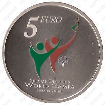 5 евро 2003, Специальная Олимпиада 2003 в Дублине [Ирландия] - Реверс
