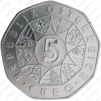 5 евро 2007, 100 лет Всеобщему избирательному праву [Австрия] - Реверс