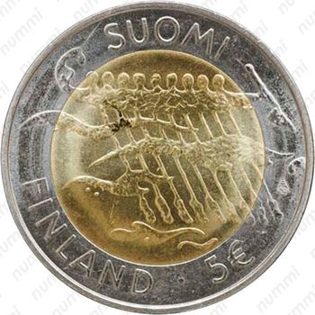 5 евро 2007, 90 лет независимости [Финляндия] - Аверс