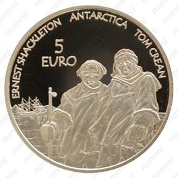 5 евро 2008, Международный полярный год [Ирландия] - Реверс