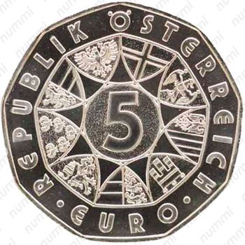 5 евро 2009, 200 лет Тирольскому восстанию [Австрия] - Реверс