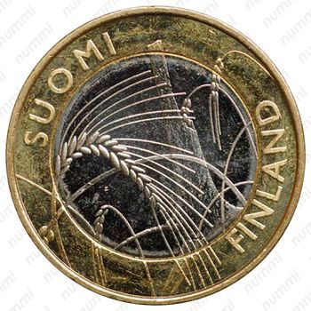 5 евро 2011, Исторические регионы Финляндии - Савония [Финляндия] - Аверс
