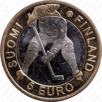 5 евро 2012, Чемпионат мира по хоккею с шайбой 2012 [Финляндия] - Аверс