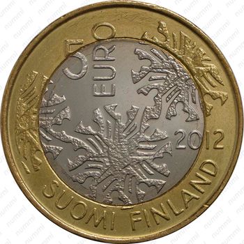 5 евро 2012, Северная природа - Фауна [Финляндия] - Аверс