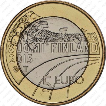 5 евро 2015, Спорт - Гимнастика [Финляндия] - Аверс