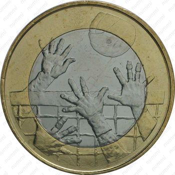 5 евро 2015, Спорт - Волейбол [Финляндия] - Реверс