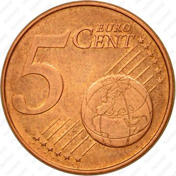 5 евроцентов 1999-2013 [Нидерланды] - Реверс