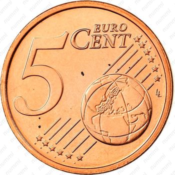 5 евроцентов 2002-2019 [Ирландия] - Реверс