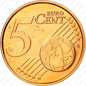 5 евроцентов 2009-2013 [Бельгия] - Реверс
