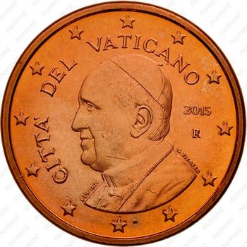 5 евроцентов 2014-2016 [Ватикан] - Аверс