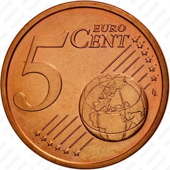 5 евроцентов 2014-2016 [Ватикан] - Реверс