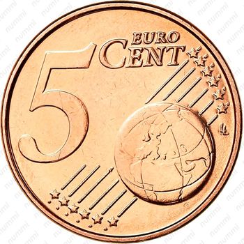 5 евроцентов 2014-2019 [Бельгия] - Реверс