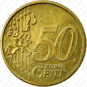 50 евроцентов 2002-2006 [Люксембург] - Реверс