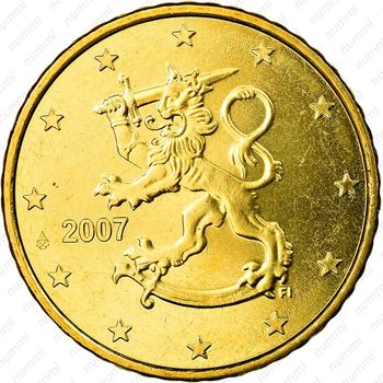 50 евроцентов 2007-2018 [Финляндия] - Аверс