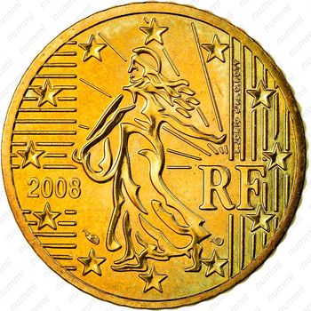 50 евроцентов 2007-2019 [Франция] - Аверс