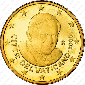 50 евроцентов 2008-2013 [Ватикан] - Аверс