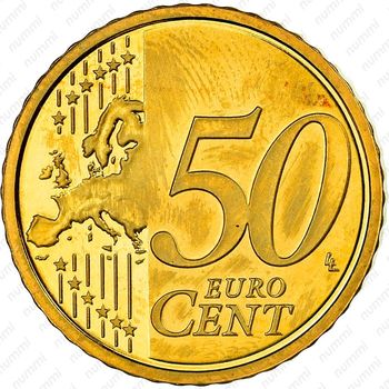 50 евроцентов 2008-2013 [Ватикан] - Реверс