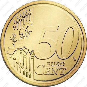 50 евроцентов 2009-2017 [Монако] - Реверс