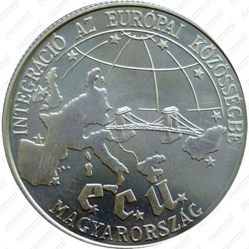 500 форинтов 1993, Интеграция в Европейский союз [Венгрия] - Реверс