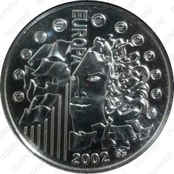 ¼ евро 2002, Европа [Франция] - Реверс