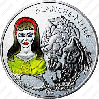 1½ евро 2002, Персонажи сказок - Белоснежка [Франция] - Аверс