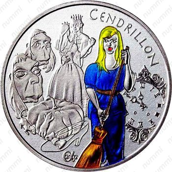 1½ евро 2002, Персонажи сказок - Золушка [Франция] - Аверс