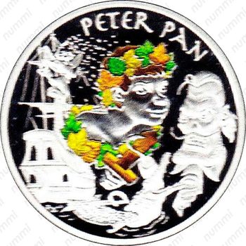 1½ евро 2004, Персонажи сказок - Питер Пэн [Франция] - Аверс