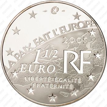 1½ евро 2005, 60 лет окончанию Второй мировой войны [Франция] - Реверс