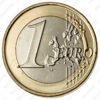 1 евро 2015-2019 [Литва] - Реверс