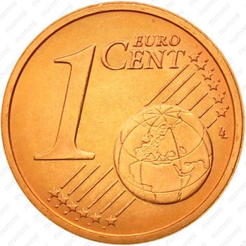 1 евроцент 2002-2005 [Ватикан] - Реверс