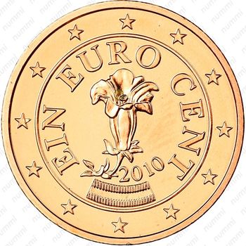 1 евроцент 2002-2019 [Австрия] - Аверс