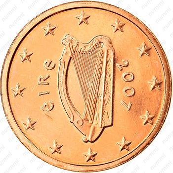 1 евроцент 2002-2019 [Ирландия] - Аверс