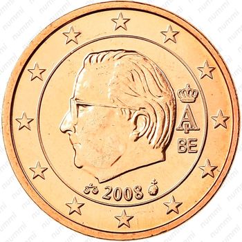 1 евроцент 2008 [Бельгия] - Аверс