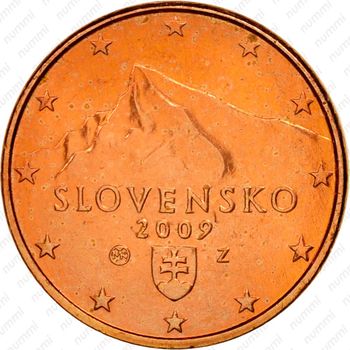 1 евроцент 2009-2019 [Словакия] - Аверс