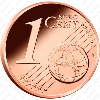 1 евроцент 2014-2019 [Нидерланды] - Реверс