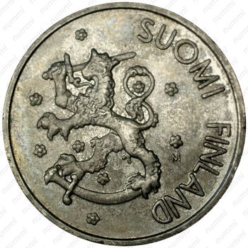 1 марка 2001, Последний выпуск марки перед переходом на евро [Финляндия] - Аверс