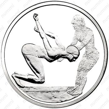 10 евро 2004, XXVIII летние Олимпийские Игры, Афины 2004 - Плавание [Греция] - Аверс