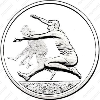 10 евро 2004, XXVIII летние Олимпийские Игры, Афины 2004 - Прыжки в длину [Греция] - Реверс