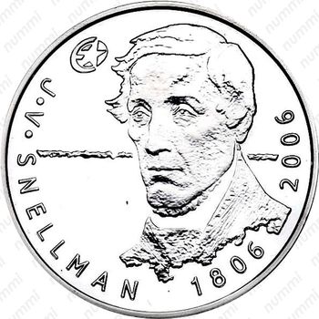 10 евро 2006, 200 лет со дня рождения Йохана Вильгельма Снелльмана [Финляндия] - Реверс