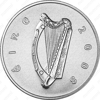 10 евро 2008, Остров Скеллиг-Майкл [Ирландия] - Аверс