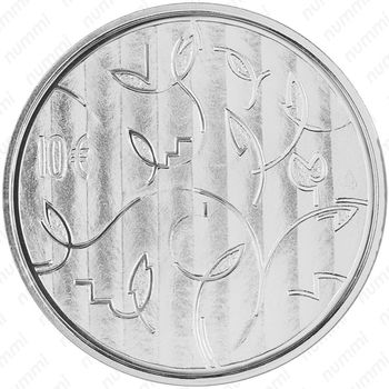 10 евро 2009, 200 лет государственному совету [Финляндия] - Реверс