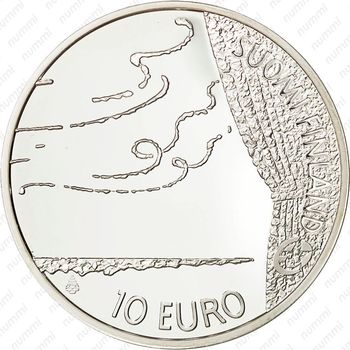 10 евро 2009, 200 лет со дня рождения Фредрика Пациуса [Финляндия] - Аверс